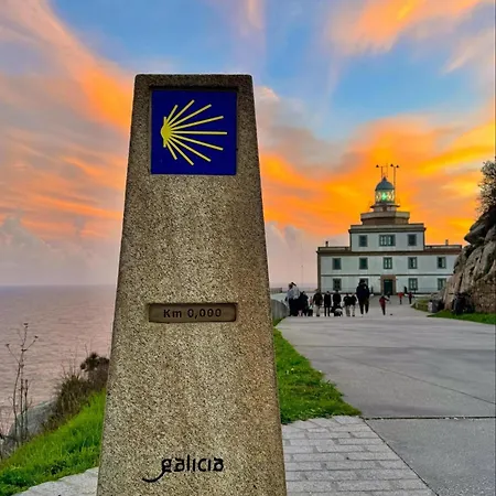 Lägenhet Aires Celtas Fisterra, Playa Y Parking